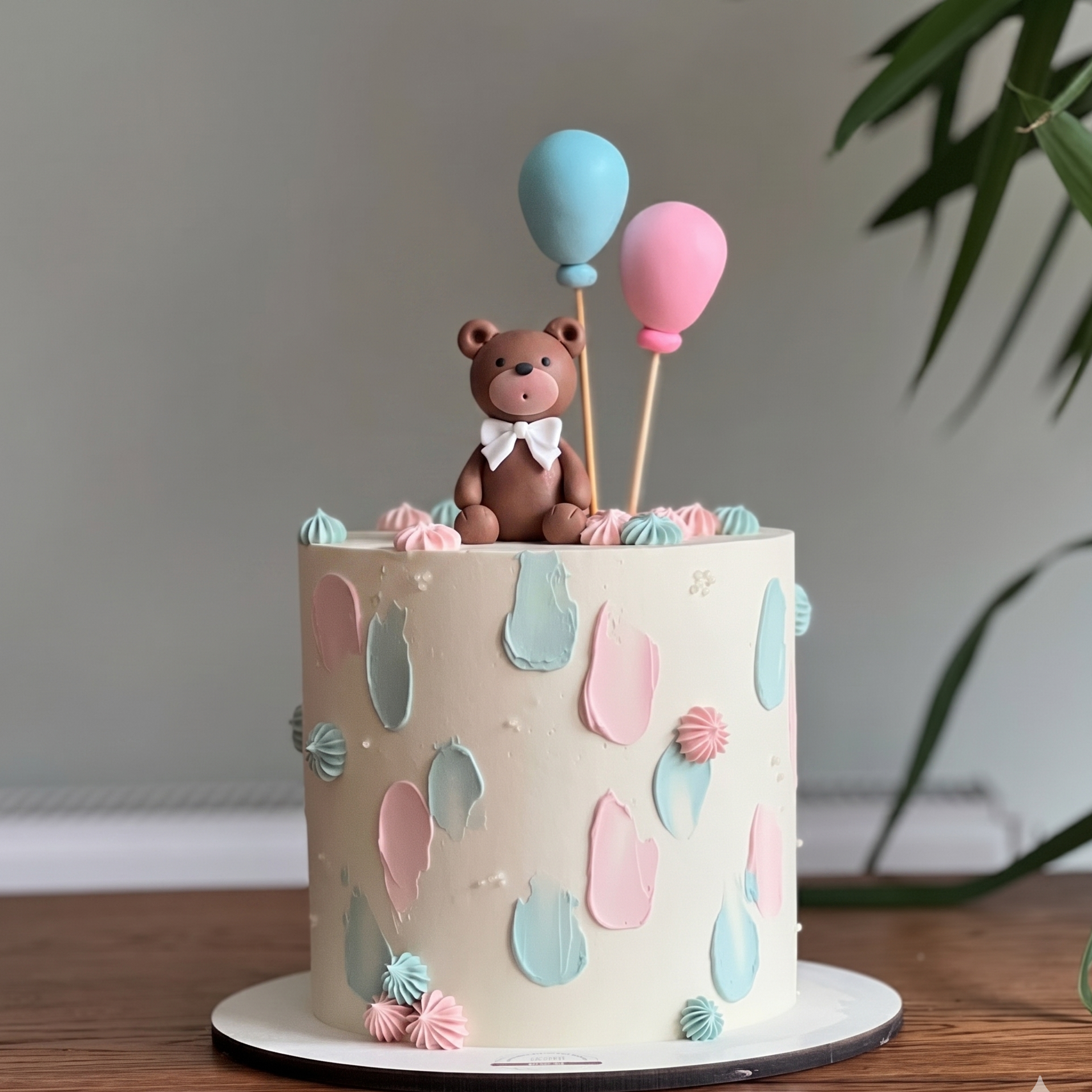 Gender Reveal | Bear with Balloons