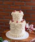 Vintage| with Pink Cherries