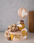 Kids Cake | Bear with Hot Balloon Design #2