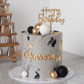 Men Cake | Grey Theme